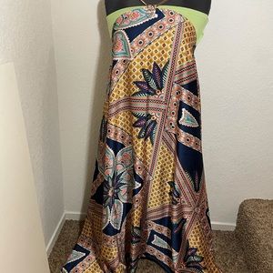 Gracia Flower Print Handkerchief Dress